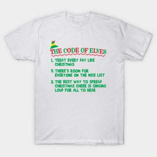 The Code of Elves - Elf Movie T-Shirt